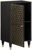 vidaXL Beistellschrank 40x33x75 cm Massivholz Mango 358344 Bild 2