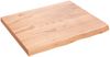 vidaXL Tischplatte Hellbraun 60x50x2 cm Massivholz Eiche Behandelt 3156347 Bild 2