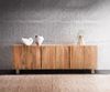 Sideboard Live-Edge 220 cm Akazie Natur massiv 6 Türen Bild 2