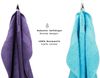 Betz Handtuch Set 10-TLG. Premium Farbe Lila & Türkis, 100% Baumwolle (Set, 10-St) Bild 4