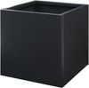 [casa. pro] Pflanzkübel Vaargel 60x60x60 cm Stahl Schwarz Bild 2