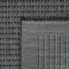KADIMA DESIGN Outdoorteppich DAFNE Wetterfest UV-Beständig Balkon Waschbar Strapazierfähig Uni, Läufer, Höhe: 3 mm, Schwarz, 60x100 cm, Balkonteppich Fußbodenheizung Waschbar Bild 4