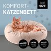 Lumaland Katzenbett Cord 60x20cm rose vakuumiert Bild 2