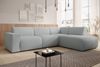 Selsey 'Bouvi' Ecksofa mit seitlicher Rückenlehne an der Ottomane, rechts, hellgrau, Bouclé Bild 3
