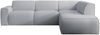 Selsey 'Bouvi' Ecksofa mit seitlicher Rückenlehne an der Ottomane, rechts, hellgrau, Bouclé Bild 5