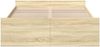 vidaXL Bettgestell mit Schubladen Sonoma-Eiche 140x190cm Holzwerkstoff 3280309 Bild 4