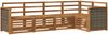 vidaXL Ecksofa Set 4 pcs Natur Massivholz Akazie 3384345 Bild 2