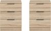 Nachttisch Set Swan in Sonoma Eiche 45 x 60 cm Bild 2