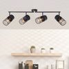 Brilliant Leuchten 99726-76 Deckenstrahler Kamolo 4-flammig schwarz matt E27 Bild 2