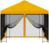 vidaXL Garten Pavillon mit Seitenwänden 3 x 3 m Gelb 900344 Bild 5