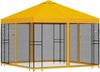vidaXL Garten Pavillon mit Seitenwänden 3 x 3 m Gelb 900344 Bild 3