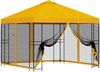 vidaXL Garten Pavillon mit Seitenwänden 3 x 3 m Gelb 900344 Bild 2