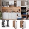 Apothekerschrank Fame-Line Weiß Landhaus 30 cm ohne Arbeitsplatte Vicco Bild 3