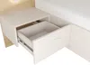 Vente-unique - DARTAGNO Bett Holz, Platte Beige - B 210 cm x H 105,5 cm x L 243,6 cm Bild 4