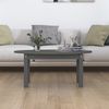 vidaXL Couchtisch Grau 80x40x35 cm Massivholz Kiefer 822349 Bild 3