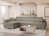 Ecksofa Boston LCP mit 2 Bettkästen und Schlaffunktion (Farbe: Aragon 20, Seite: Links LCP+2R+1P(65)) Bild 2