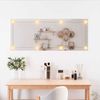 vidaXL Wandspiegel mit LED-Leuchten 40x100 cm Glas Rechteckig 3189154 Bild 3