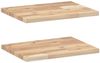 vidaXL Schweberegale 2 Stk. 60x30x2 cm Massivholz Akazie Unbehandelt 3279368 Bild 2