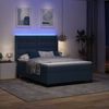 vidaXL Boxspringbett mit Kissen mit Kopfteil Blau 200 x 160 cm Stoff 3341657 Bild 4