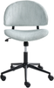 Bürostuhl KIANA Cord Hellblau Bild 5