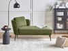 Beliani 'ARTHEZE' Chaiselongue mit Kissen, rechtsseitig, Stoff dunkelgrün, 148 x 64 x 70 cm Bild 3