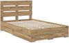 vidaXL Bettrahmen Artisan-Eiche 120 x 190 cm Holzwerkstoff 3412003 Bild 4