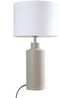 PR Home 4163218-FR01 Tischleuchte Solo Beige Matt Stoffschirm Weiß 55cm Bild 2