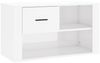 vidaXL Schuhschrank Hochglanz-Weiß 80x35x45 cm Holzwerkstoff 816754 Bild 2