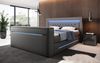Boxspringbett Merkur mit TV Lift und RGB 200x200 Grau H3 (70-100kg) Bild 2