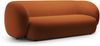 Micadoni Sofa Kate 3-Sitzer Samt Terrakotta Bild 2
