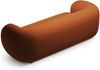 Micadoni Sofa Kate 3-Sitzer Samt Terrakotta Bild 3