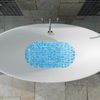 Relaxdays Badewannenmatte Steinoptik bunt Bild 2