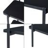 Standregal Samnanger 100x80x34 cm Schwarz [en. casa] Bild 4
