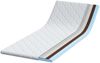 vidaXL Kokosnuss Topper Weiß 70 x 200 cm Jacquard-Stoff 4106390 Bild 3