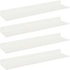 vidaXL Schwebendes Regal 4 pcs Weiß 40 x 8,5 x 2,5 cm Stahl 8003959 Bild 2