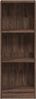 vidaXL Bücherregal Braun Eichen-Optik 40x24x109 cm Holzwerkstoff 857780 Bild 4