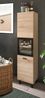 Badezimmer Midischrank Lowell in Eiche 30 x 125 cm Bild 5