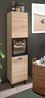 Badezimmer Midischrank Lowell in Eiche 30 x 125 cm Bild 2