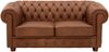 Sofa 2-Sitzer Kalea Echtleder (Antikoptik) cognac Bild 2