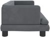 vidaXL Hundebett, Dunkelgrau, 80 x 45 x 30 cm, Samt Bild 4