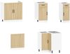 vidaXL 11-tlg. Küchenschrank-Set Kalmar Sonoma-Eiche Holzwerkstoff 3314944 Bild 4