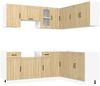 vidaXL 11-tlg. Küchenschrank-Set Kalmar Sonoma-Eiche Holzwerkstoff 3314944 Bild 2