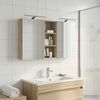 vidaXL Badezimmerschrank-Set 3 pcs 130 x 14,5 x 70 cm Holzwerkstoff 3403770 Bild 4