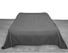Elegante einfarbige Tagesdecken, Sofaüberwurf aus 100% Polyester 140x210 cm Anthrazit Bild 2