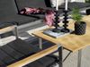 Gartensessel Gotland aus Aluminium von Brafab, modern, Edelstahl und Textilene, schwarz natur, Outdoor Bild 3