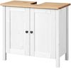 welltime Waschbeckenunterschrank Landhaus Sylt, Badschrank, Badmöbel, FSC®-zertifiziert Badmöbel im Landhaus-Stil, Breite 64 cm, aus Massivholz Bild 1