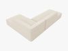 Micadoni Ecksofa Ruby 4-Sitzer Rechts Kord Scala Helles Beige Bild 4