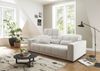 Big-Sofa >Maggy< Sitztiefen- / Kopfteilverstellung, creme - 242x110x121cm (BxHxT) Bild 3
