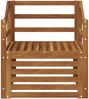 vidaXL Outdoor-Sofa Massivholz Akazie Natur 3436369 Bild 3