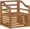 vidaXL Outdoor-Sofa Massivholz Akazie Natur 3436369 Bild 2